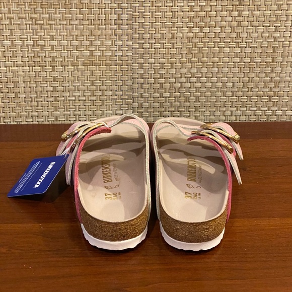 FIRM! Birkenstock LEATHER Arizona Big Buckle 37M - Picture 5 of 7